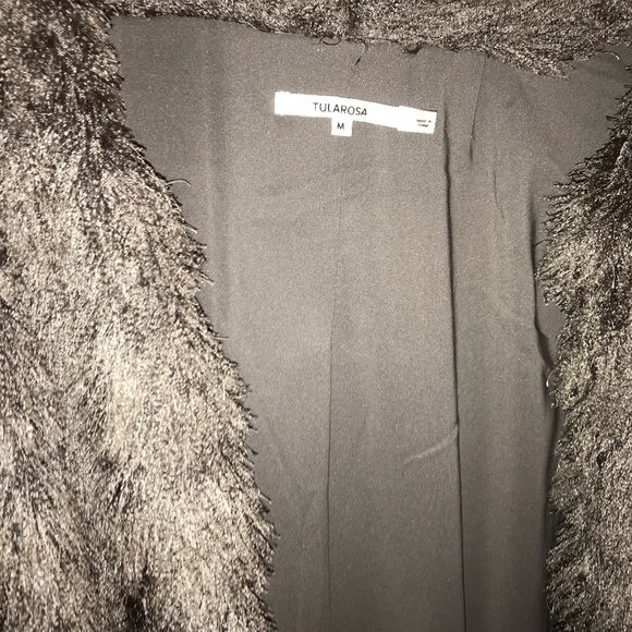 Tularosa Faux Fur Gray Jacket - Picture 3 of 8